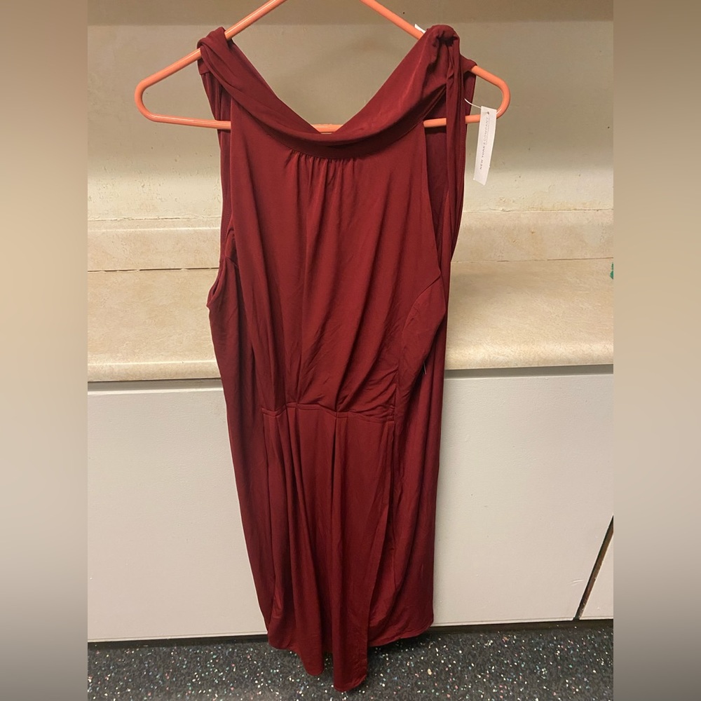 Red dress New York and company Sz XL NWT